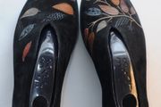 Camper Twins Nubuck Leather Leaves Shoes