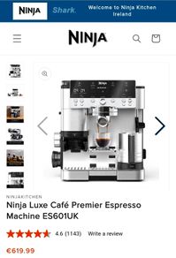 Ninja Luxe Cafe coffee Machine ES601UK