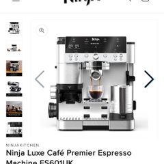 Ninja Luxe Cafe coffee Machine ES601UK