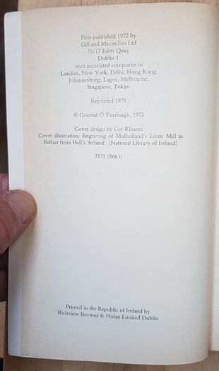 Ireland Before The Famine 1798-1848 by Gearoid O Tuathaigh