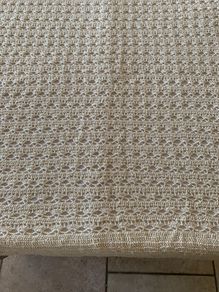Crochet tablecloth