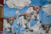 Cotton apron, Simon Drew apron, Springer spaniels apron, Gift, New