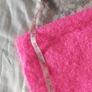 Neon Pink Wool Scarf Image 3