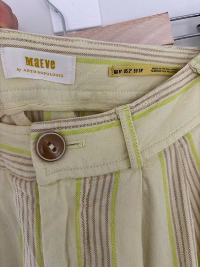 Maeve Striped Volume Culottes