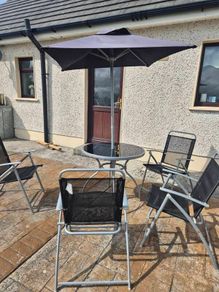 Garden table and chairs