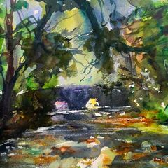 Gleanshelan watercolour