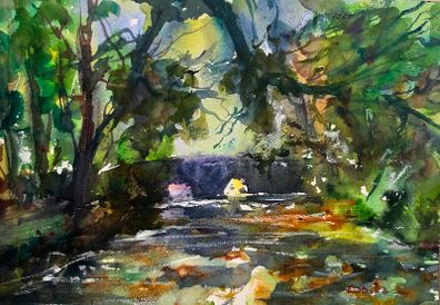 Gleanshelan watercolour