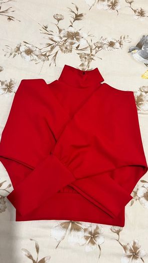 red blouse