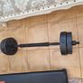 Incline sit up bench & Barbell Image 4