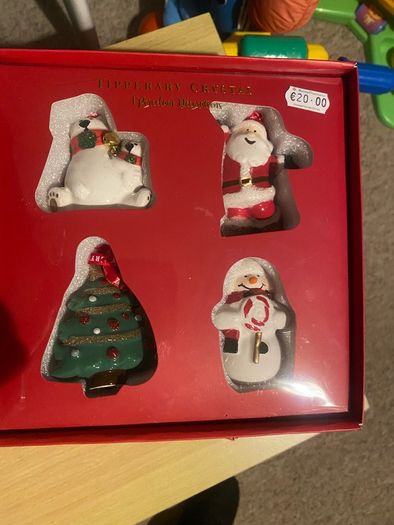 Christmas Tipperary Crystal Ornaments