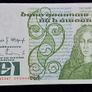 Ireland 1984 Queen Medb 1 Pound (DFI) Banknote Image 6