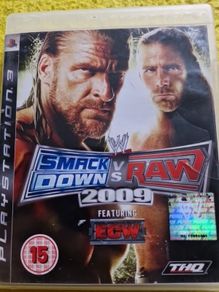 Smack Down vs Raw 2009 PlayStation3 Ps3 Games Original