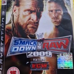 Smack Down vs Raw 2009 PlayStation3 Ps3 Games Original