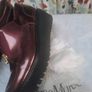 Marco Moreo platform patent leather maroon shoes Image 2