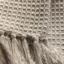 Super king Cotton Honeycomb  Bed Throw Image 5
