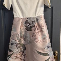 Beautiful Ted Baker "Cathiey" Woodland Floral Jacquard Dress