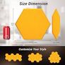 NEW SALE | 12 Pack Hexagon Acoustic Panels Self-adhesive, 30x26x0,9cm High Density Sound Proof Panels Image 3
