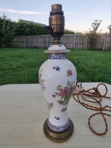 Chinoiserie porcelain table lamp