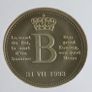 King of Belgium coin medal stamp cover 1993 Image 4