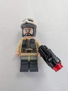 100% Lego Star Wars 'rebel Trooper - Private Kappehl' Minifigure (75164)