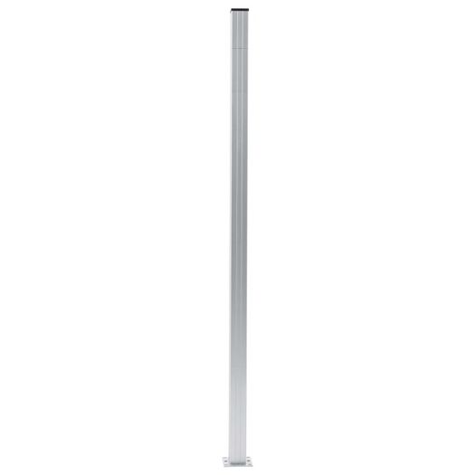 Fence Posts 3 pcs Aluminium 185 cm