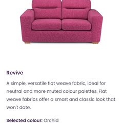 Magenta Pink DFS Sofa