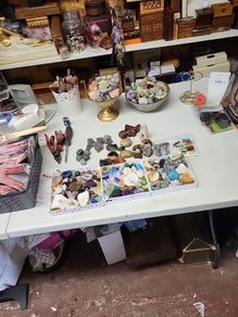 Crystals, minerals etc