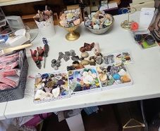 Crystals, minerals etc