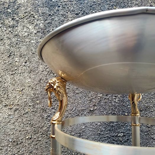 Vintage Mariner torchiere lamp