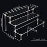 Acrylic Riser Clear Display Risers Stand Cologne Organizer Acrylic Shelves 3 Tier Shelf for Amiibo Funko Figures Toys Cupcake Food Desserts Perfume Collection Cosmetic Jewelry Makeup Product (FREE POSTAGE) Image 6