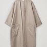 Cos new with tags Cotton Linen Long Throw on coat Image 3