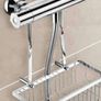 Aqua chrome shower baskets Image 2