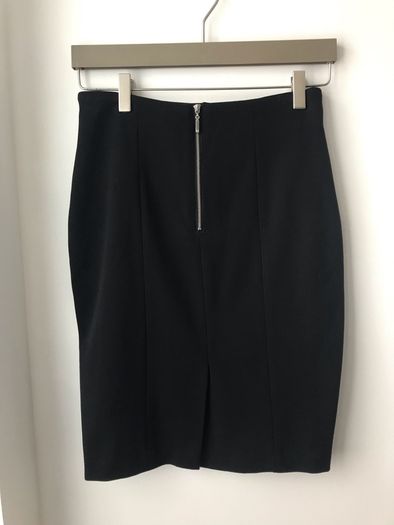 Vila High Waisted black skirt size small New