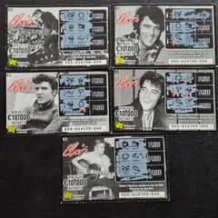 Elvis Presley scratch cards