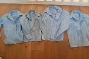 4 Blue School Shirts Ages 4, 5-6, 6-7