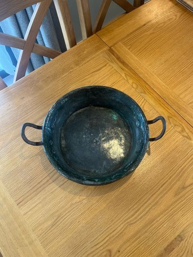 Antique French Copper Pans/Preserve Pans