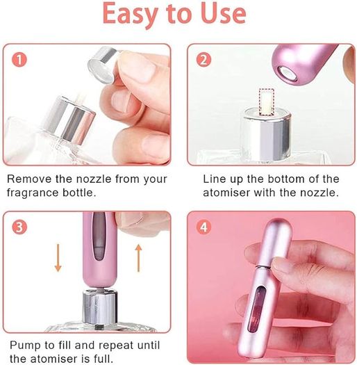NEW SALE | 5ML Perfume Atomiser,Perfume Refillable Bottle Portable for Travel Business Trip Outdoo