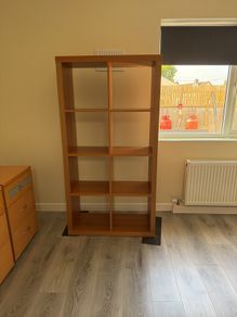 Cube storage shelf