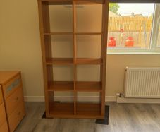 Cube storage shelf