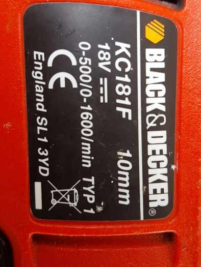 Black&decker 18V Hammer drill