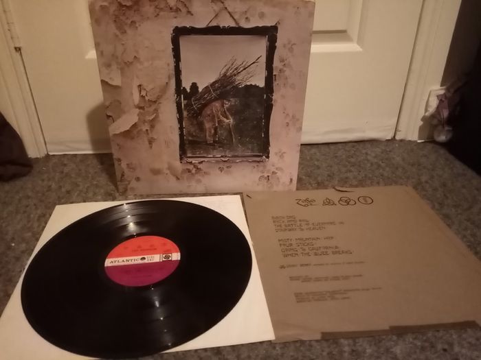 Led Zeppelin IV original LP 1971 made in England RARE
