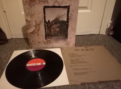 Led Zeppelin IV original LP 1971 made in England RARE
