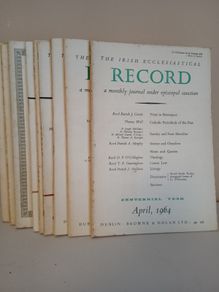 The Irish Ecclesiastical Record: A Monthly Journal Under Episcopal Sanction Published by Browne and Nolan, Dublin (9 Issues) (HQ565)
