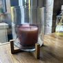 New glass vase/hurricane lamp on stand Image 4