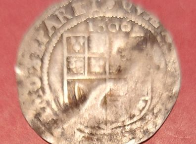 England ELIZABETH 1ST 1606 One Shilling Coin