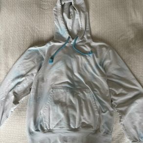 The North Face Men's Blue and White Hoodie
