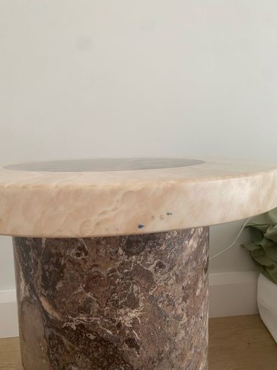 marble coffee table/side table