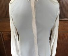 Cream Long Sleeve Blouse