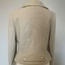 Karen Millen Beige Moleskin Biker Jacket Image 4