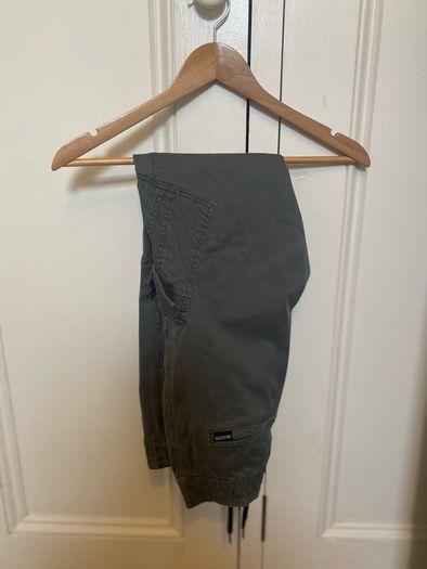 Mens Hollister Khaki Cargo Joggers - Size: XS